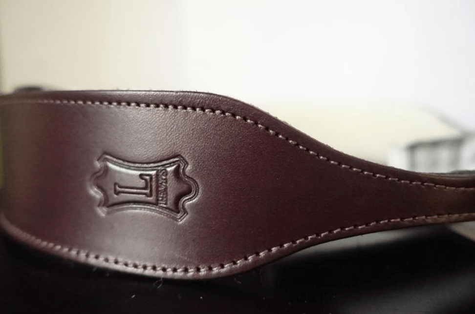 Levy's PMB32NS 2 Veg-Tan Leather Banjo Strap - Brown