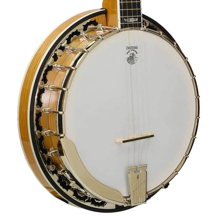 Deering White Lotus Banjo - Lightweight Bluegrass Banjo Deering 5 String Banjos