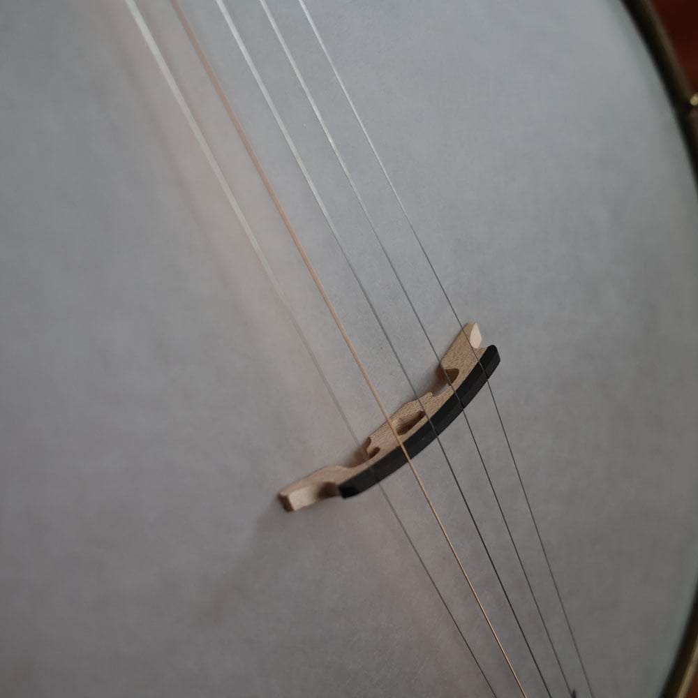 Rickard 12" Cherry Little Wonder Banjo with Antiqued Brass Hardware Rickard String Instruments