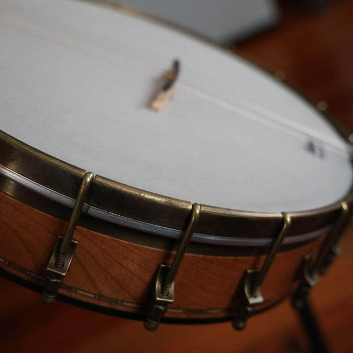 Rickard 12" Cherry Little Wonder Banjo with Antiqued Brass Hardware Rickard String Instruments