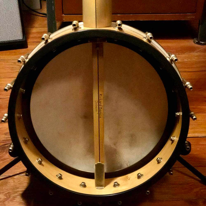 Rickard Dobson 12" 5 String Banjo with Goat Skin Head Rickard 5 String Banjos