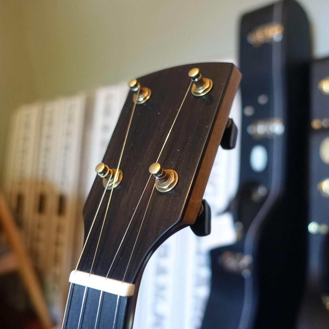 Rickard 11" Antiqued Brass Spunover Banjo with Dobson Tone Ring Banjo Studio