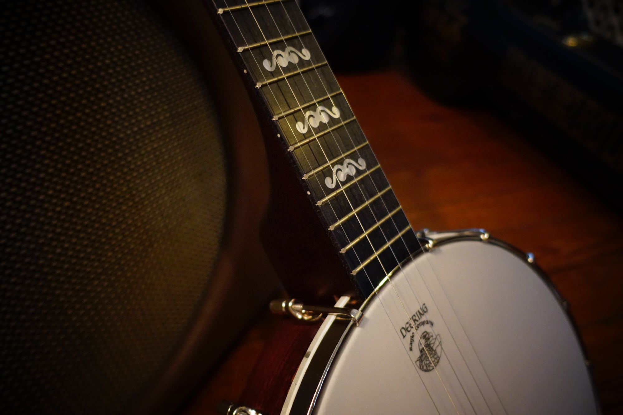 Deering Artisan Goodtime banjo neck and pot