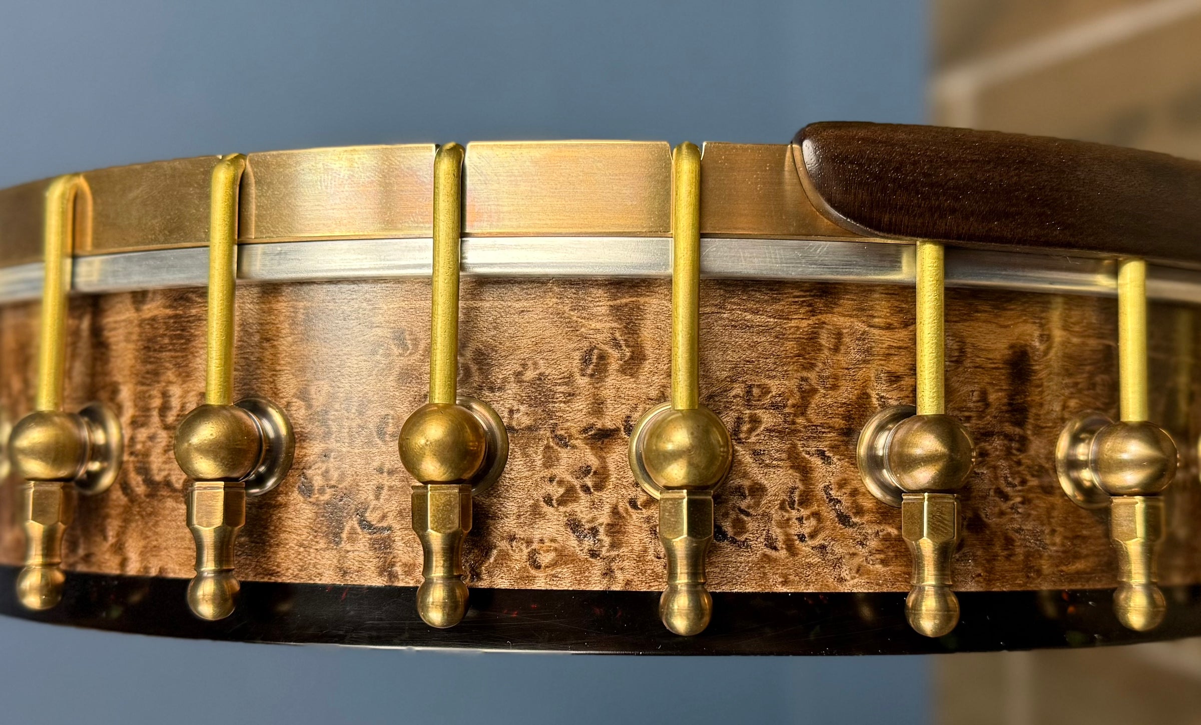 custom banjo bird's eye maple