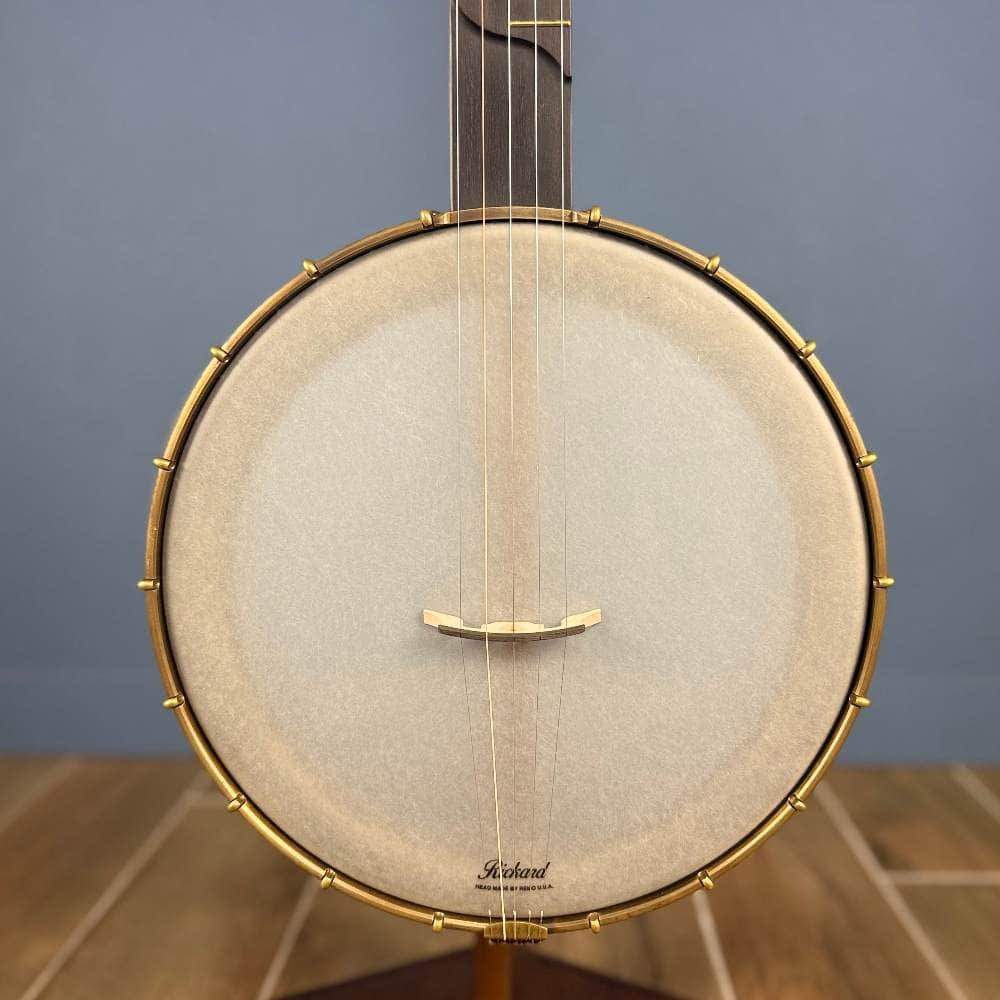 Custom Rickard Dobson 12" Banjo Walnut with Purfling Band
