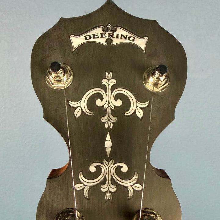Custom Deering Sierra Maple 5-String Banjo - Linseed Oil Finish, Radius Fingerboard and Honey Amber Stain