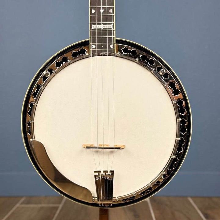 2008 Stelling Bellflower 5-String Banjo Walnut, Used Stelling 5 String Banjos