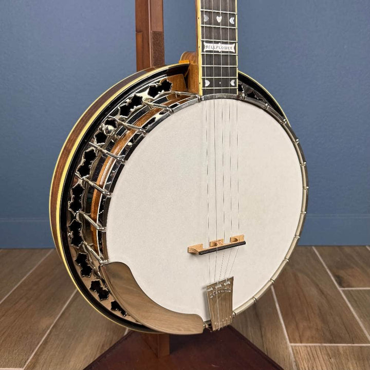 2008 Stelling Bellflower 5-String Banjo Walnut, Used Stelling 5 String Banjos