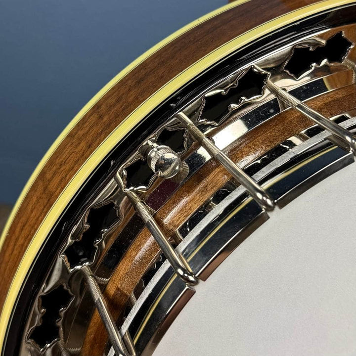 2008 Stelling Bellflower 5-String Banjo Walnut, Used Stelling 5 String Banjos