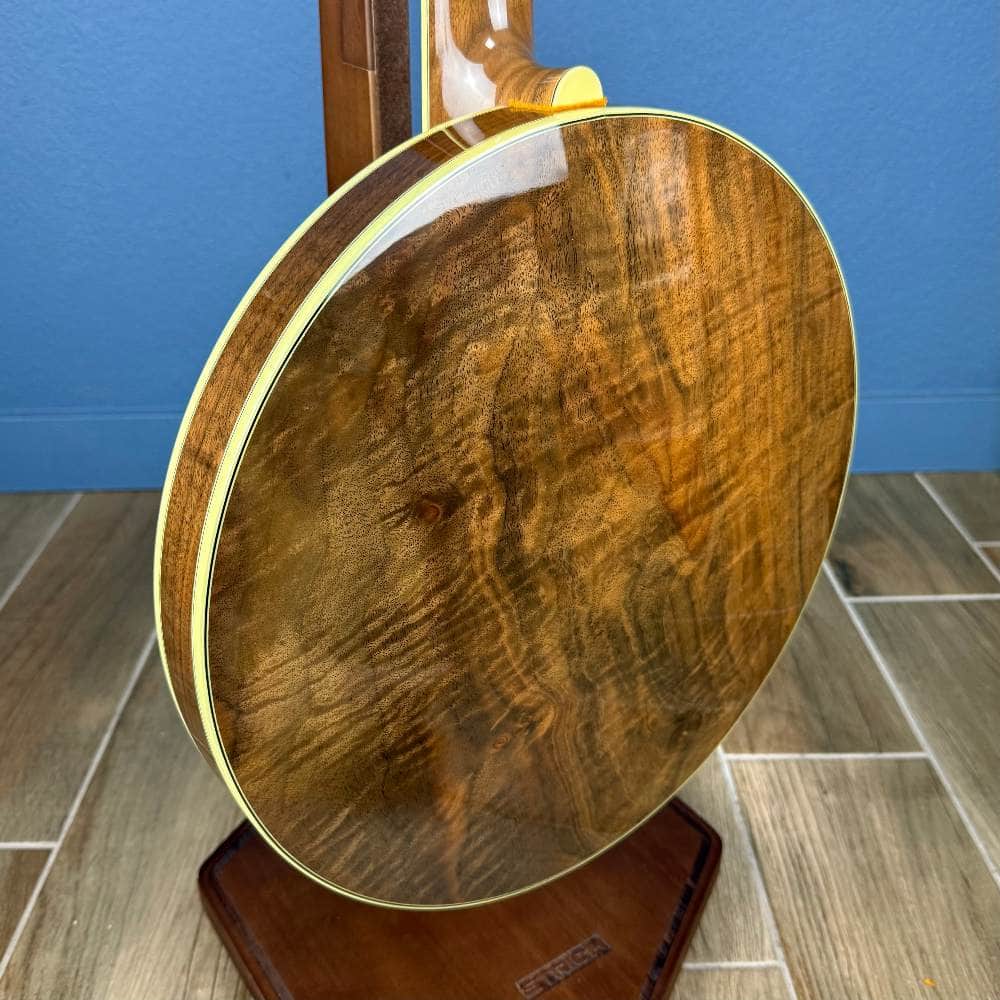 2008 Stelling Bellflower 5-String Banjo Walnut, Used Stelling 5 String Banjos
