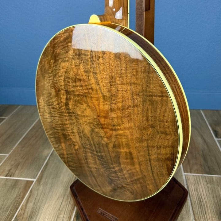 2008 Stelling Bellflower 5-String Banjo Walnut, Used Stelling 5 String Banjos