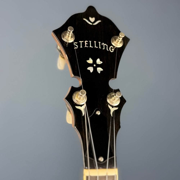 2008 Stelling Bellflower 5-String Banjo Walnut, Used Stelling 5 String Banjos