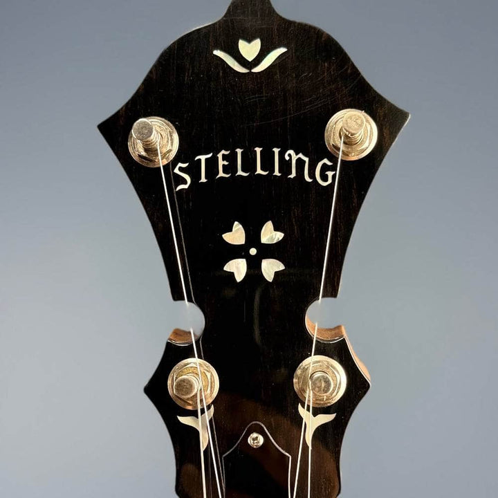 2008 Stelling Bellflower 5-String Banjo Walnut, Used Stelling 5 String Banjos
