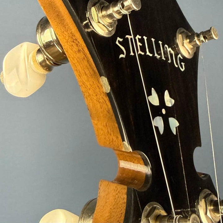 2008 Stelling Bellflower 5-String Banjo Walnut, Used Stelling 5 String Banjos