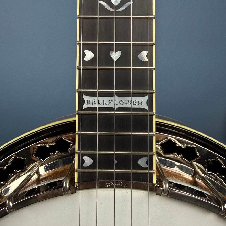 2008 Stelling Bellflower 5-String Banjo Walnut, Used Stelling 5 String Banjos