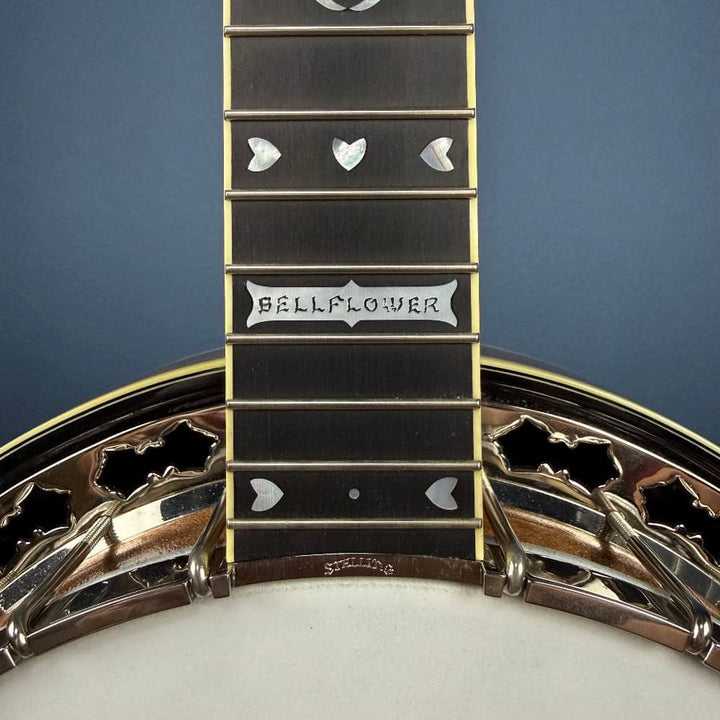 2008 Stelling Bellflower 5-String Banjo Walnut, Used Stelling 5 String Banjos