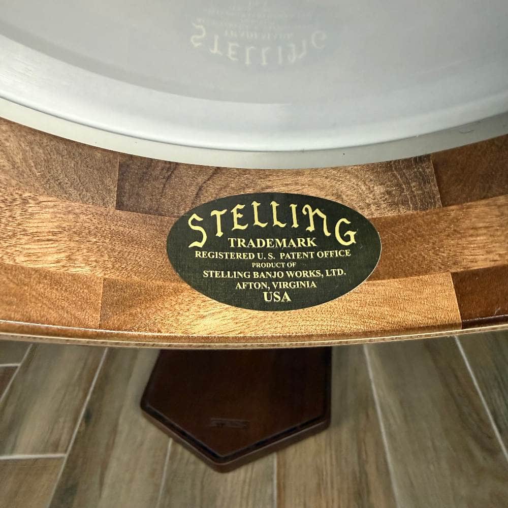 2008 Stelling Bellflower 5-String Banjo Walnut, Used Stelling 5 String Banjos