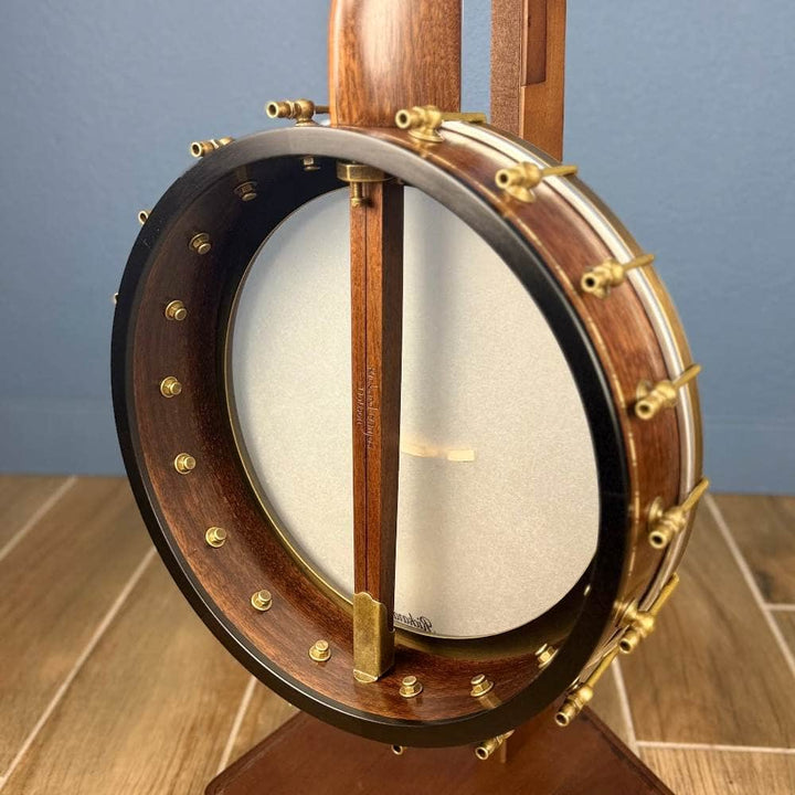 Custom Rickard Dobson 12" Banjo Walnut with Purfling Band