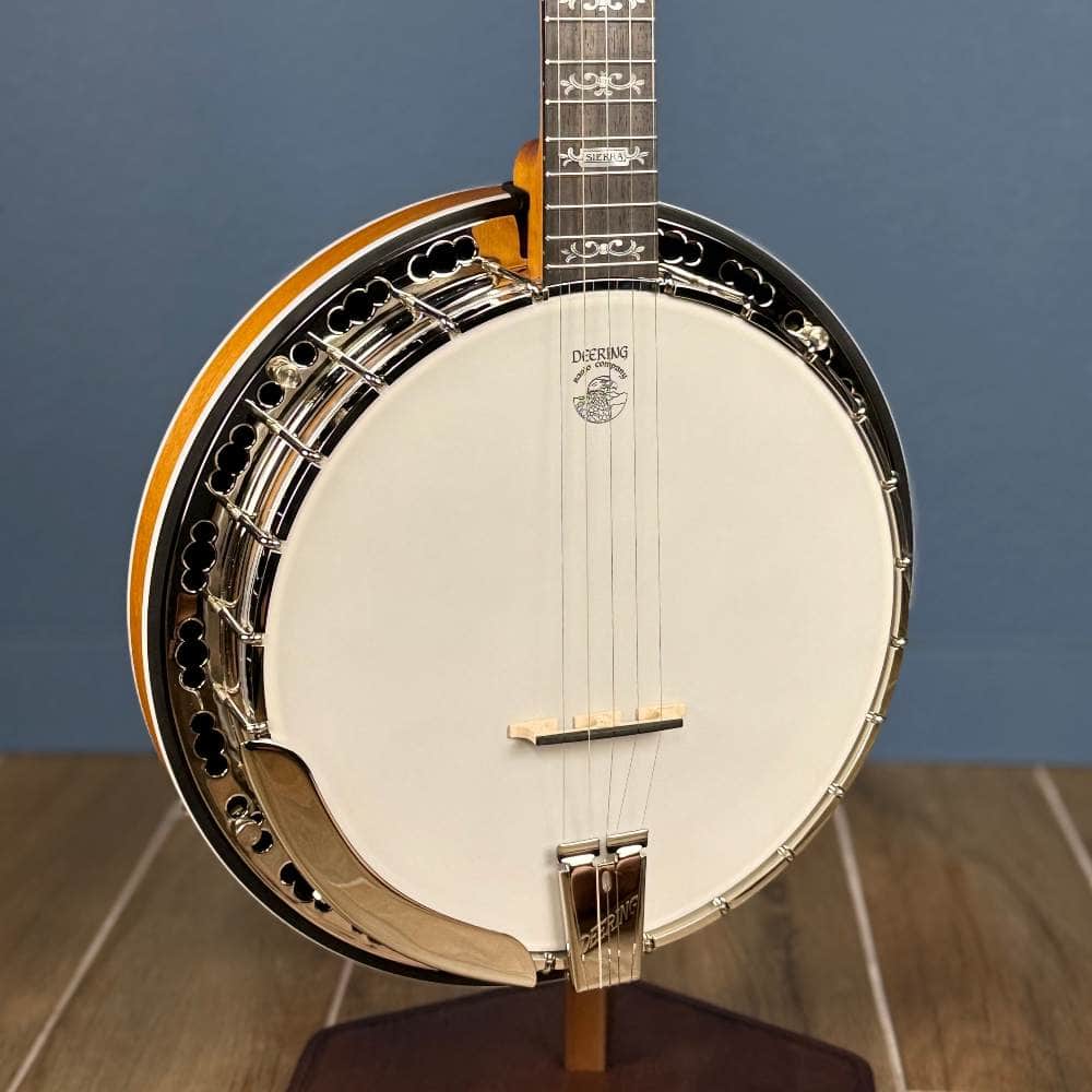 Custom Deering Sierra Maple 5-String Banjo - Linseed Oil Finish, Radius Fingerboard and Honey Amber Stain