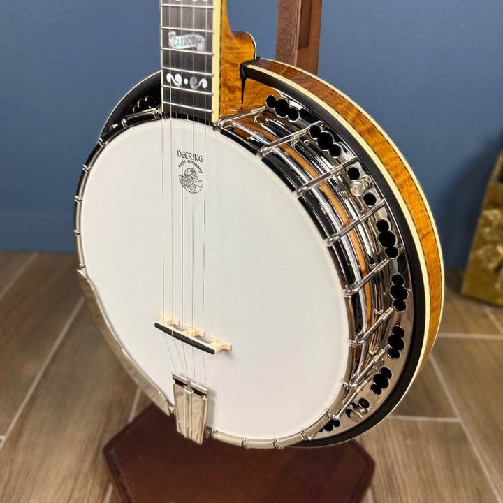 Custom Deering Calico Radius Fretboard 5-String Banjo