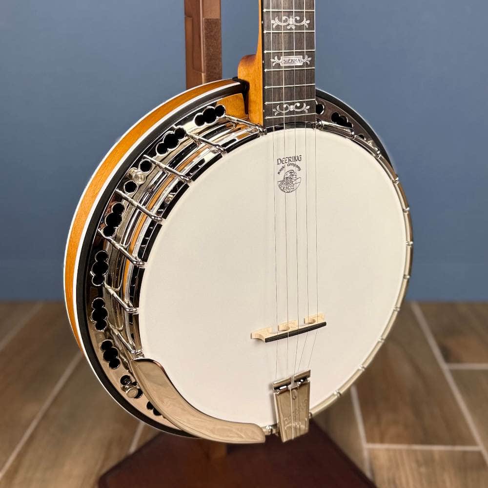 Custom Deering Sierra Maple 5-String Banjo - Linseed Oil Finish, Radius Fingerboard and Honey Amber Stain