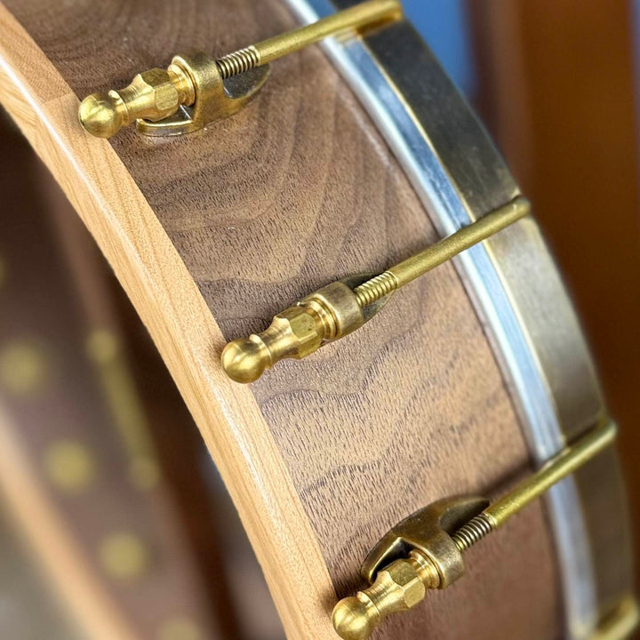 Pisgah Possum 11" 5-String Banjo with Persimmon Tone Ring Walnut Rim and Neck, Persimmon Fretboard