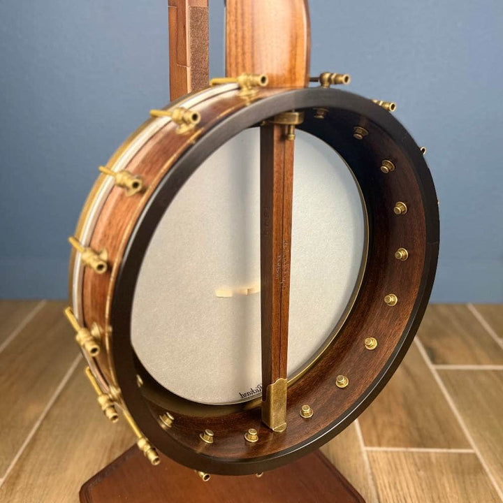 Custom Rickard Dobson 12" Banjo Walnut with Purfling Band