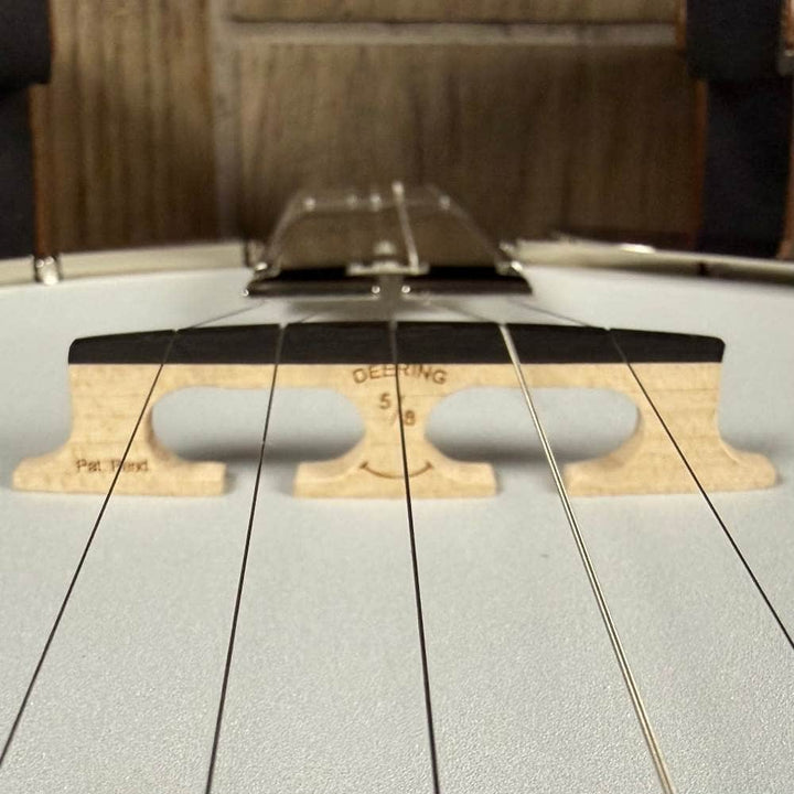 Custom Deering Sierra Maple 5-String Banjo - Linseed Oil Finish, Radius Fingerboard and Honey Amber Stain