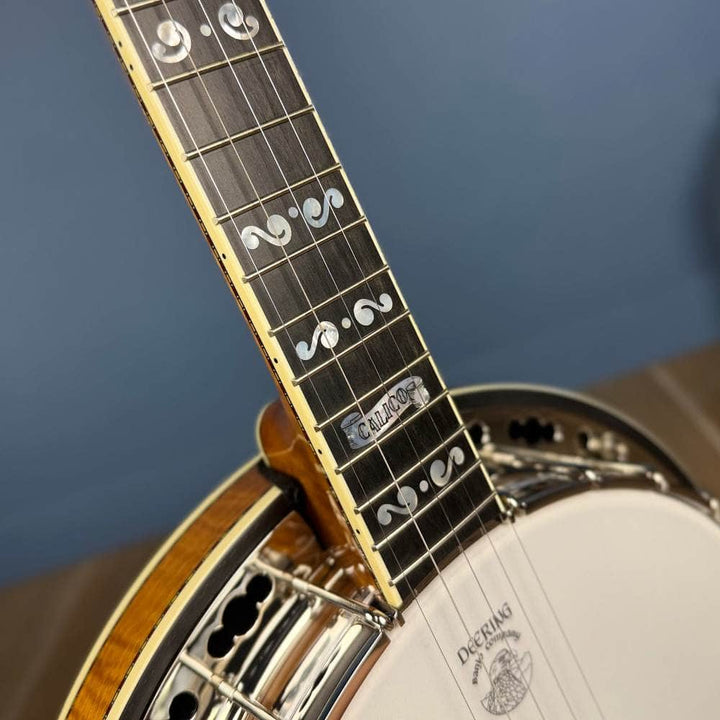 Custom Deering Calico Radius Fretboard 5-String Banjo