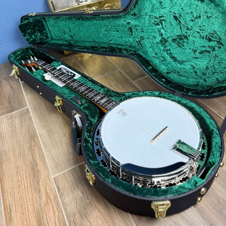 Custom Deering Sierra Maple 5-String Banjo - Linseed Oil Finish, Radius Fingerboard and Honey Amber Stain