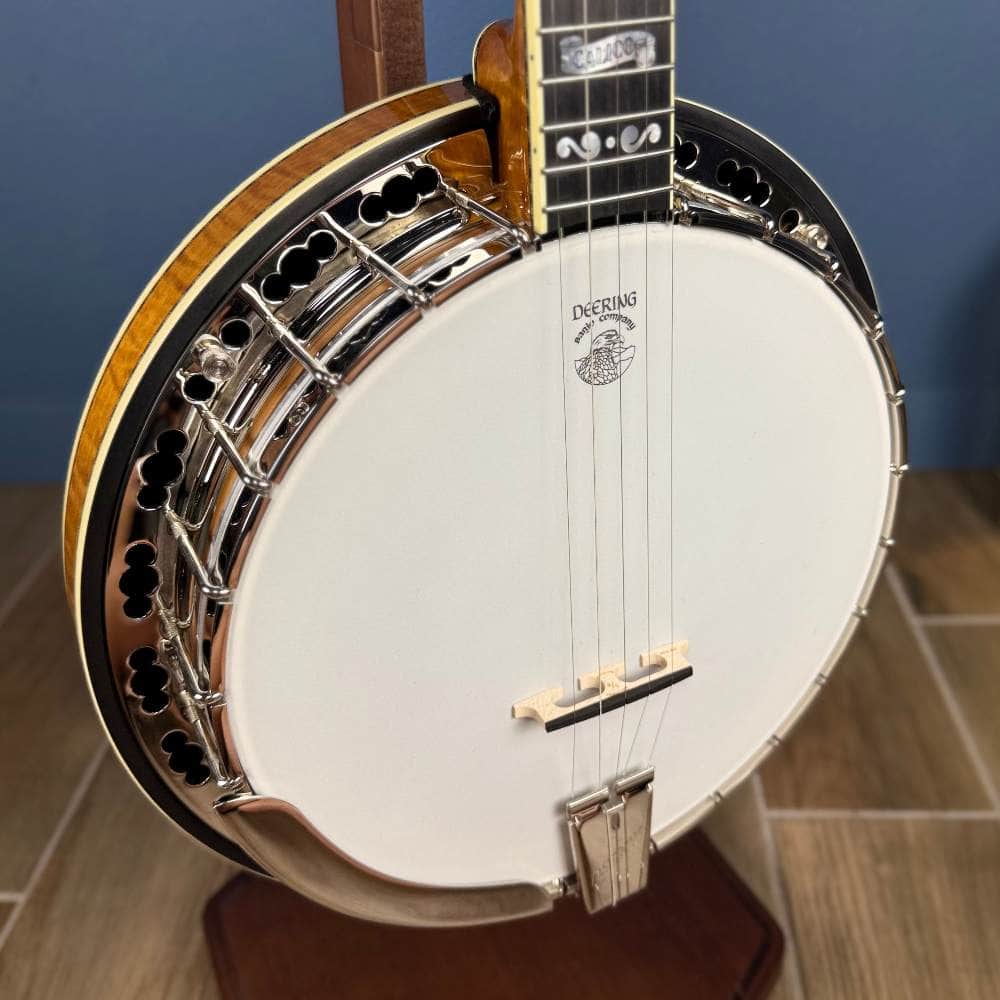 Custom Deering Calico Radius Fretboard 5-String Banjo