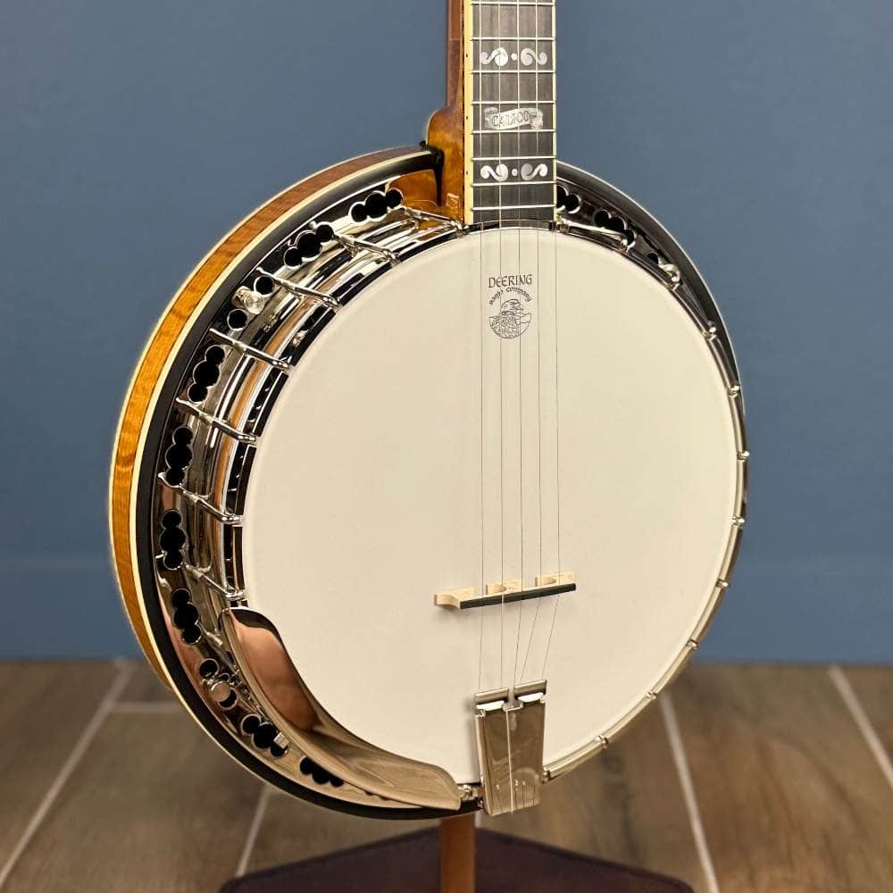 Custom Deering Calico Radius Fretboard 5-String Banjo