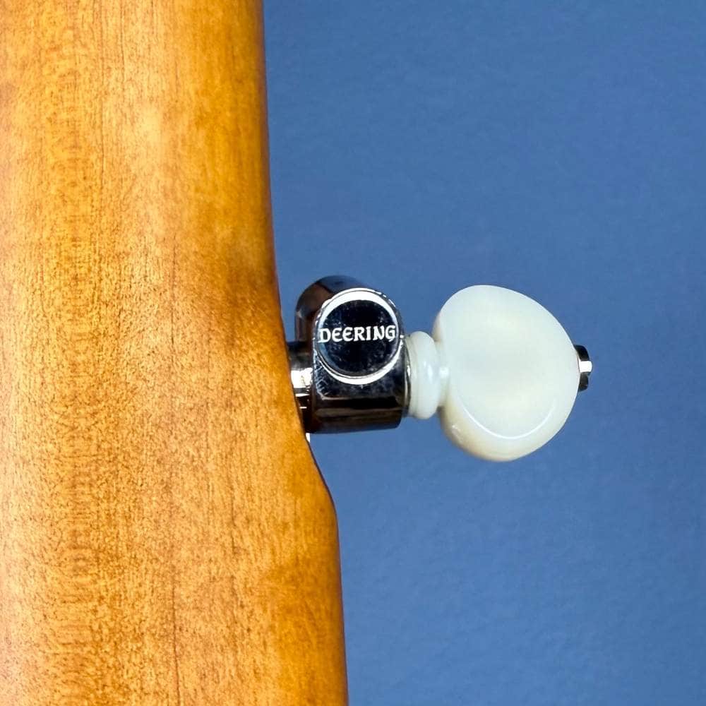 Custom Deering Sierra Maple 5-String Banjo - Linseed Oil Finish, Radius Fingerboard and Honey Amber Stain