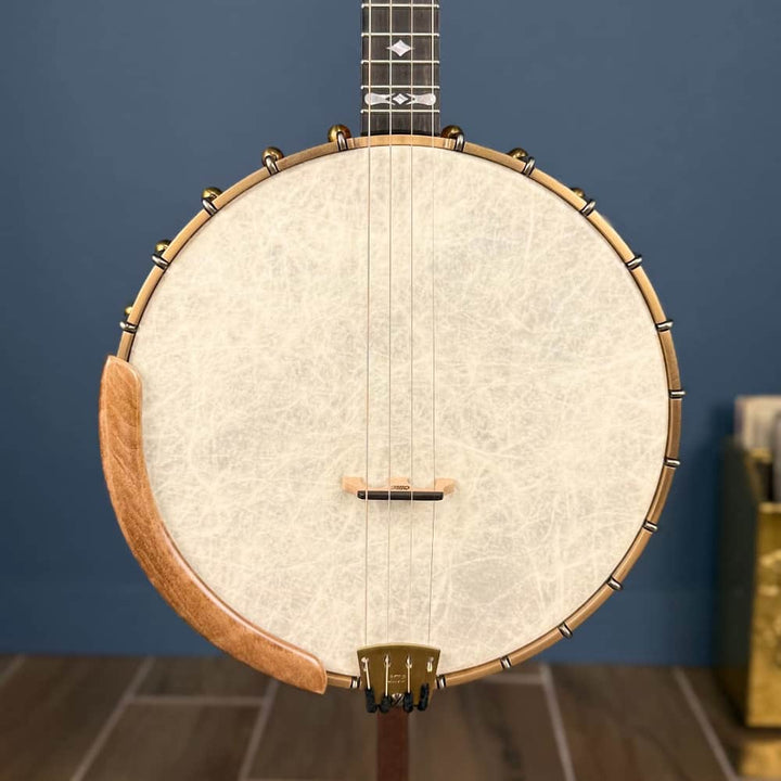 Ome Wicklow 11" 19-Fret Tenor Curly Maple Openback Banjo with Vintage Tone Ring