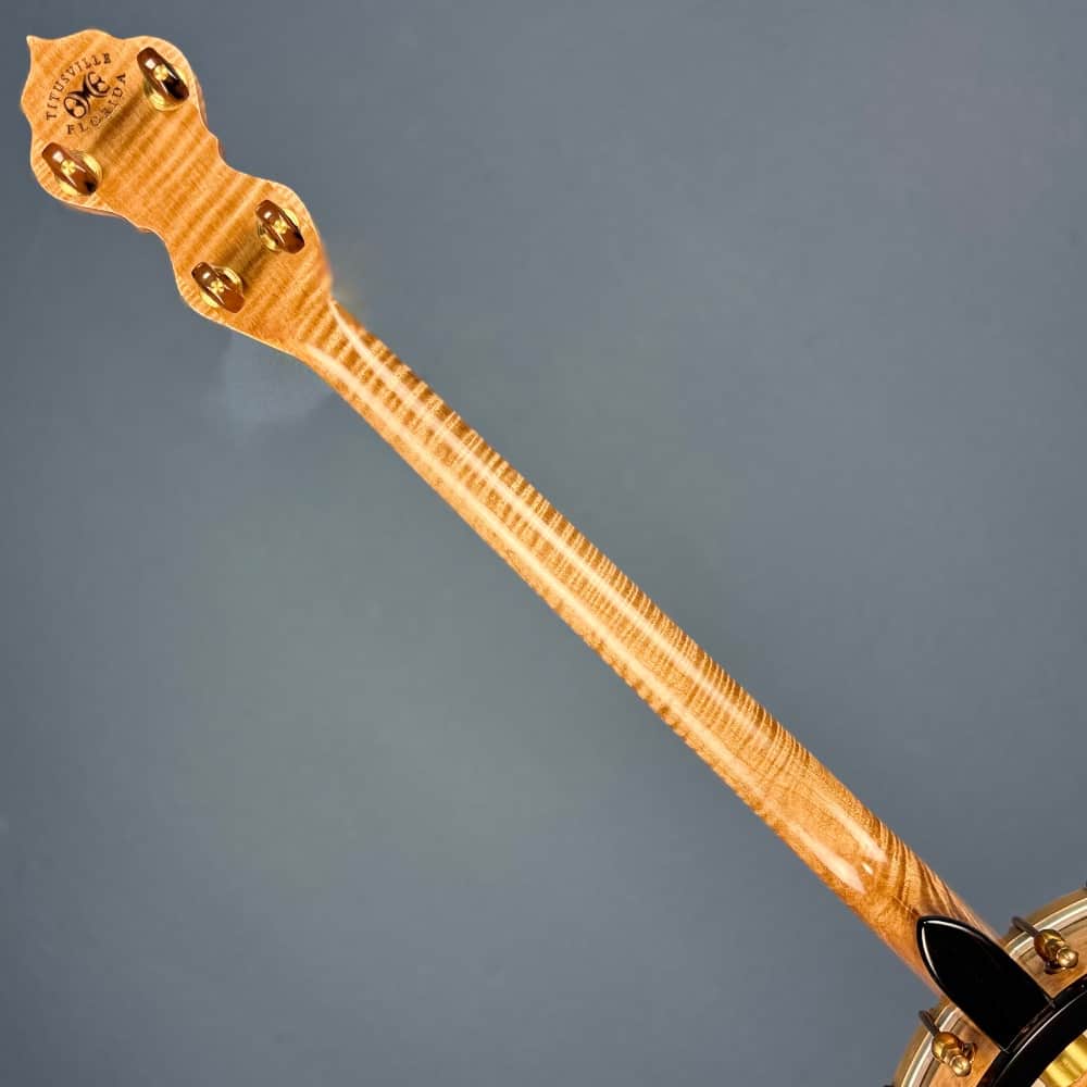 Ome Wicklow 11" 19-Fret Tenor Curly Maple Openback Banjo with Vintage Tone Ring