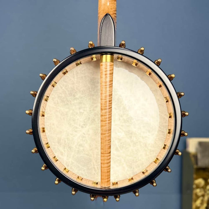 Ome Wicklow 11" 19-Fret Tenor Curly Maple Openback Banjo with Vintage Tone Ring