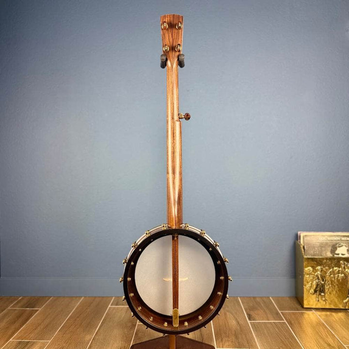 Custom Rickard Dobson 12" Banjo Walnut with Purfling Band