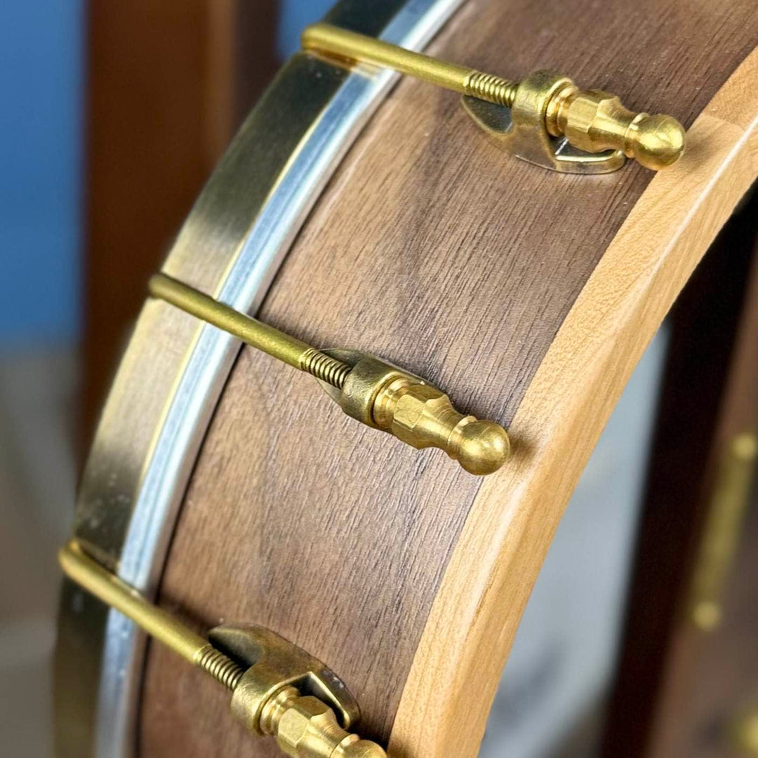 Pisgah Possum 11" 5-String Banjo with Persimmon Tone Ring Walnut Rim and Neck, Persimmon Fretboard