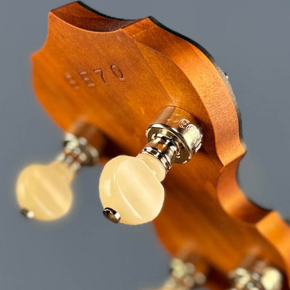 Custom Deering Sierra Maple 5-String Banjo - Linseed Oil Finish, Radius Fingerboard and Honey Amber Stain