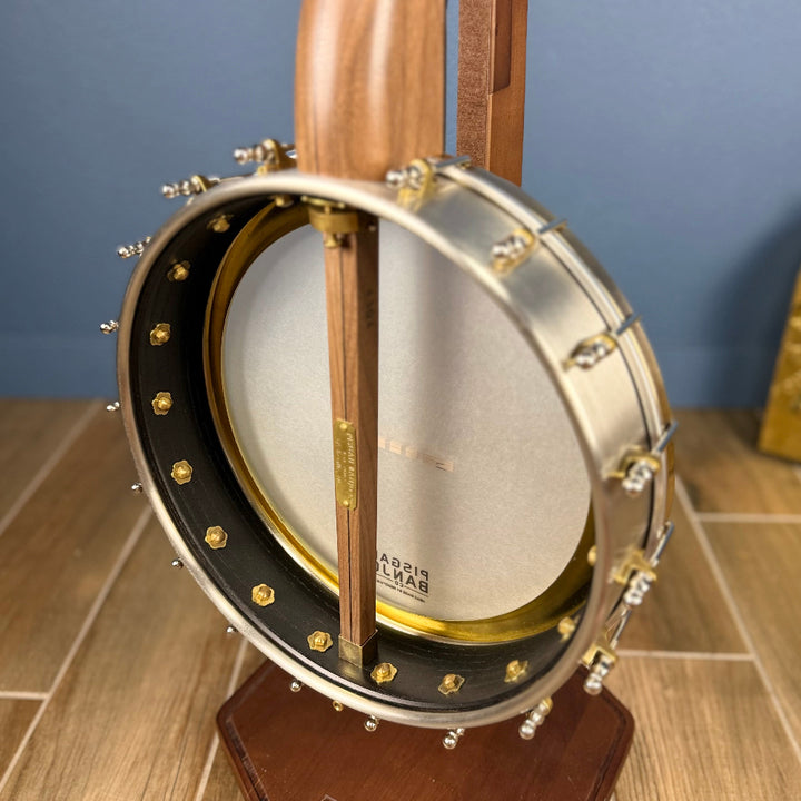 Pisgah Walnut Rambler Dobson 5-String Banjo with 12"