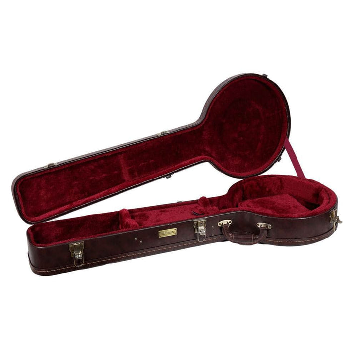 CrossRock Wooden Case For Openback Banjo with 11.5″-12.5″ Body