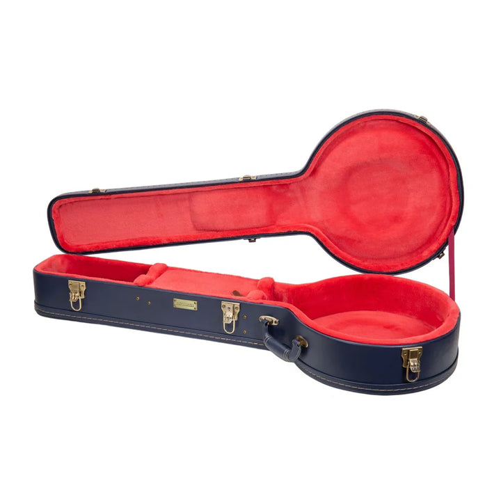 CrossRock Relief Series Wood Banjo Case for 11"-12.5" Openback Banjos