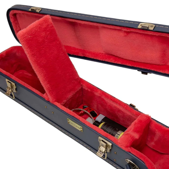 CrossRock Relief Series Wood Banjo Case for 11"-12.5" Openback Banjos
