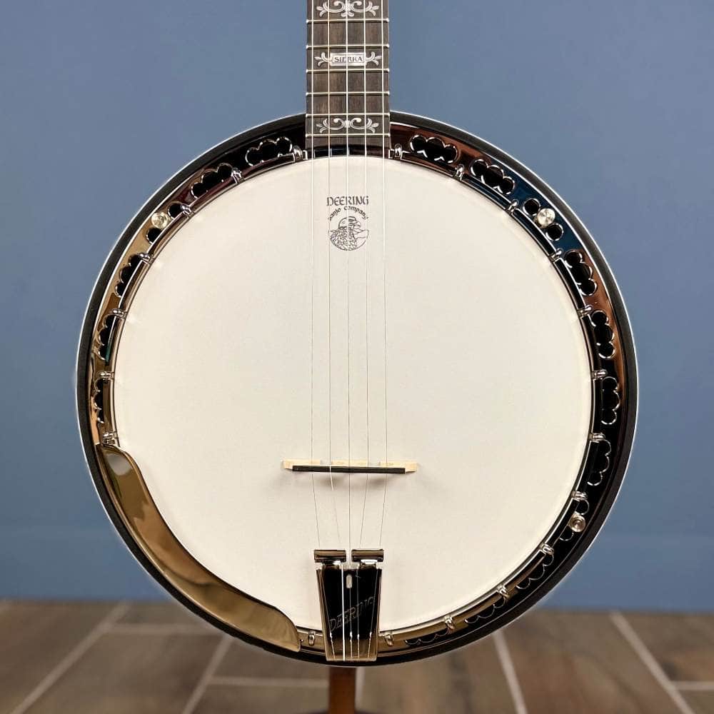 Custom Deering Sierra Maple 5-String Banjo - Linseed Oil Finish, Radius Fingerboard and Honey Amber Stain