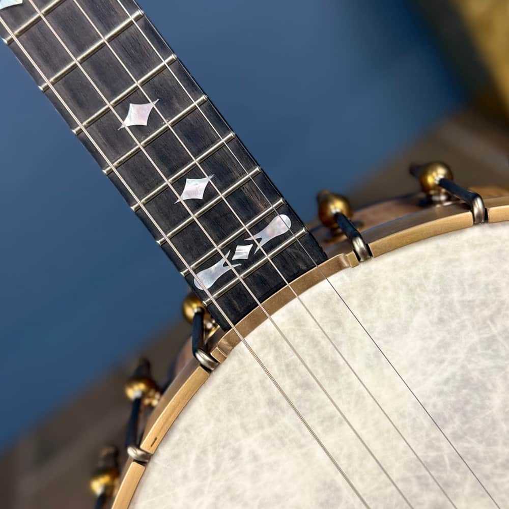 Ome Wicklow 11" 19-Fret Tenor Curly Maple Openback Banjo with Vintage Tone Ring