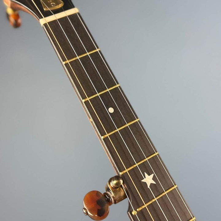 Custom Rickard Dobson 12" Banjo Walnut with Purfling Band