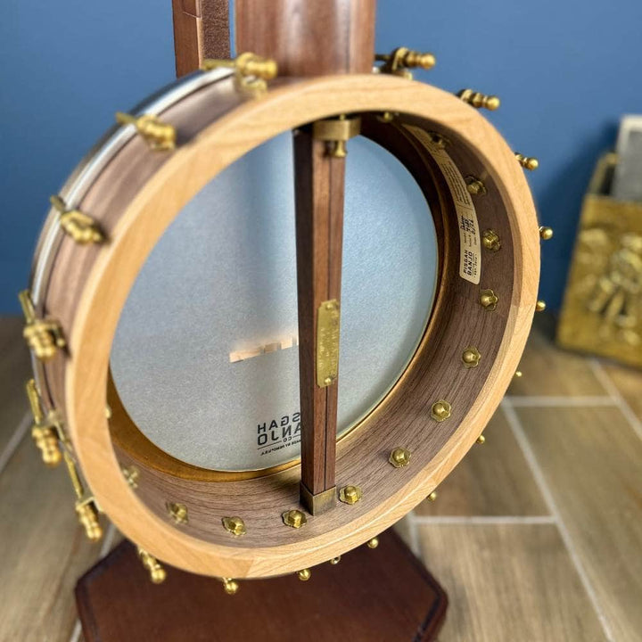Pisgah Dobson 11" 5-String Banjo with Walnut Rim and Neck, Persimmon Fretboard