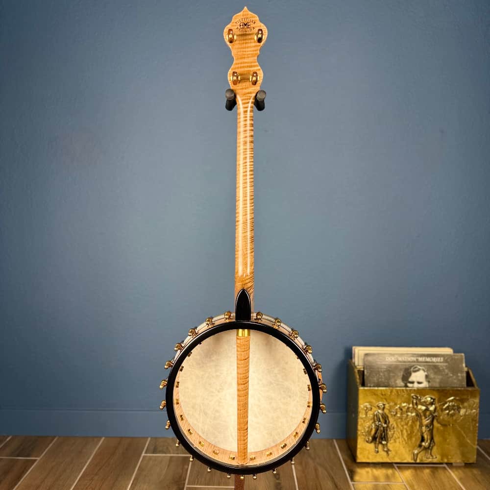 Ome Wicklow 11" 19-Fret Tenor Curly Maple Openback Banjo with Vintage Tone Ring