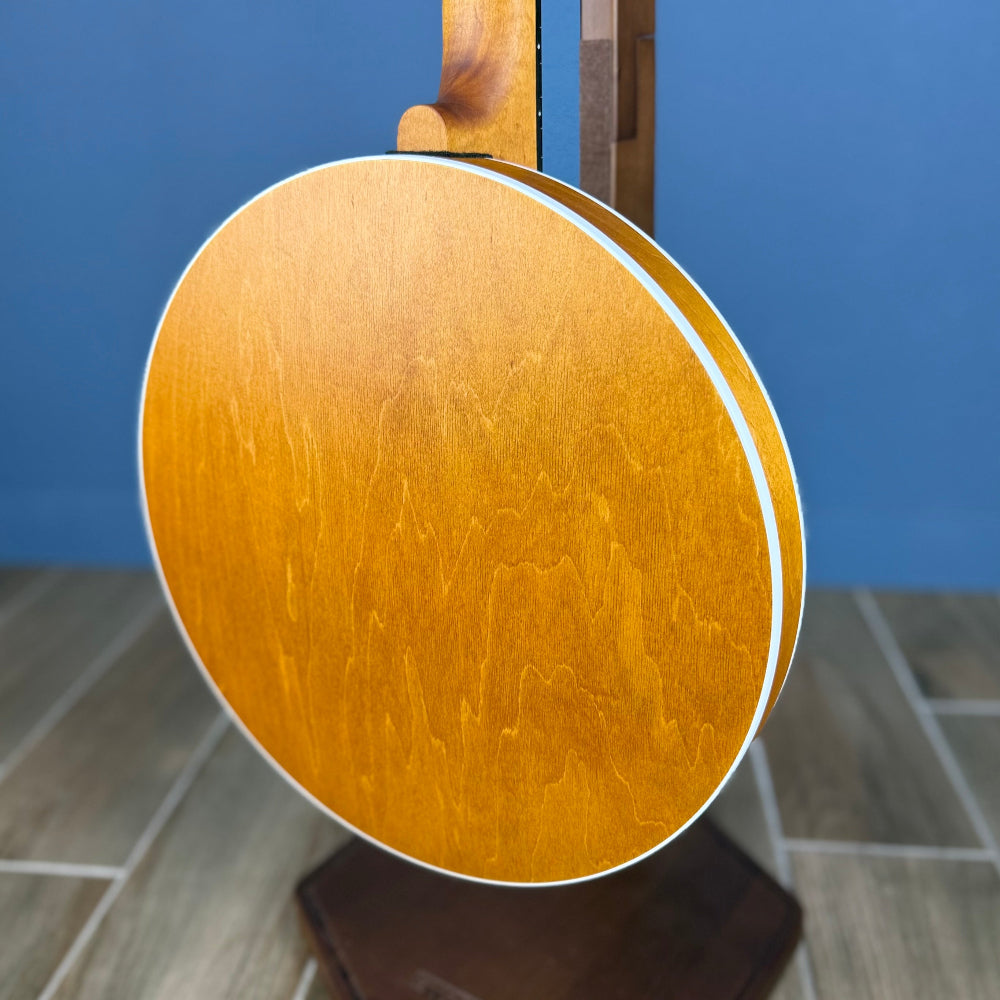 Custom Deering Sierra Maple 5-String Banjo - Linseed Oil Finish, Radius Fingerboard and Honey Amber Stain