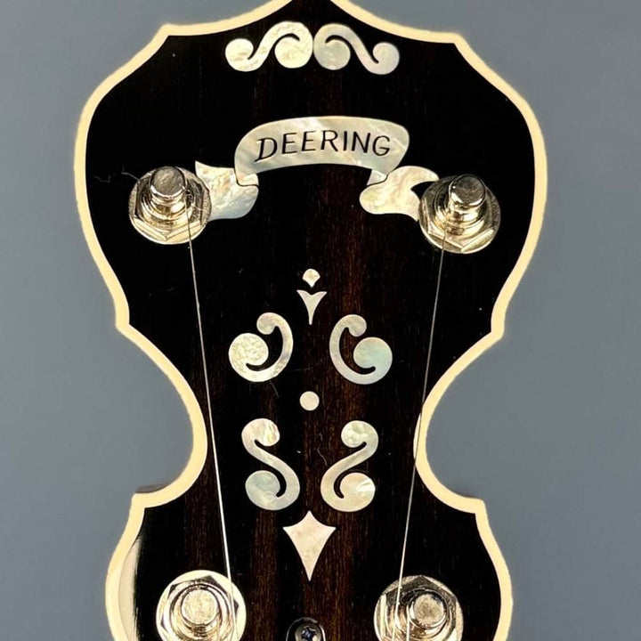 Custom Deering Calico Radius Fretboard 5-String Banjo